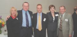 Pictured here, from left to right: Sylvia Matiko, A Different View, Bob Masterson, President of Ripley�s Entertainment, Tony Sefton, Vision XS, Rosalind Johnson, A Different View and Jim Pattison Jr, Executive Vice President of Ripley�s Entertainment.